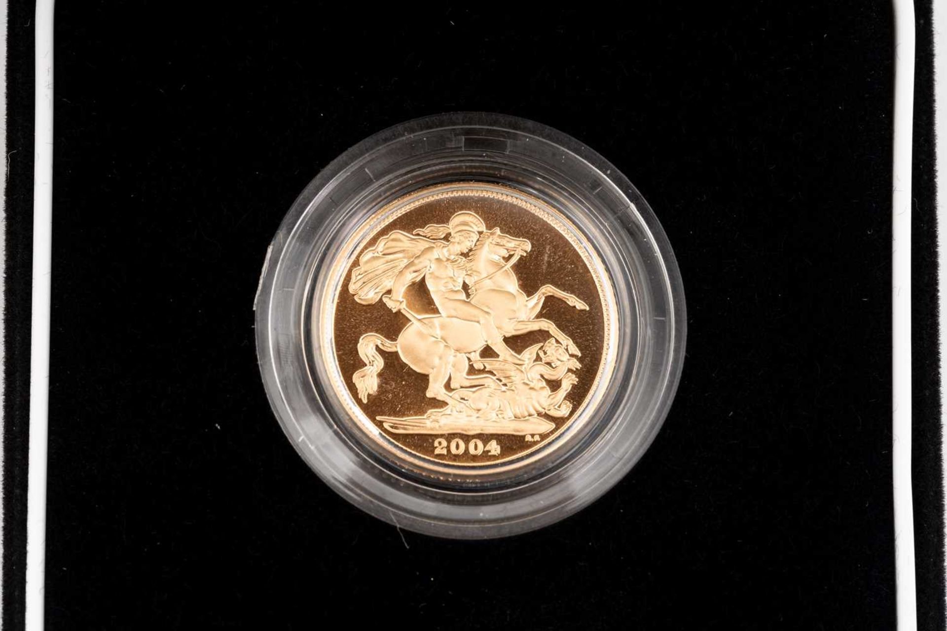 A 2004 United Kingdom gold proof sovereign; dated 2006 and depicting Pistrucci's George and the - Image 2 of 3