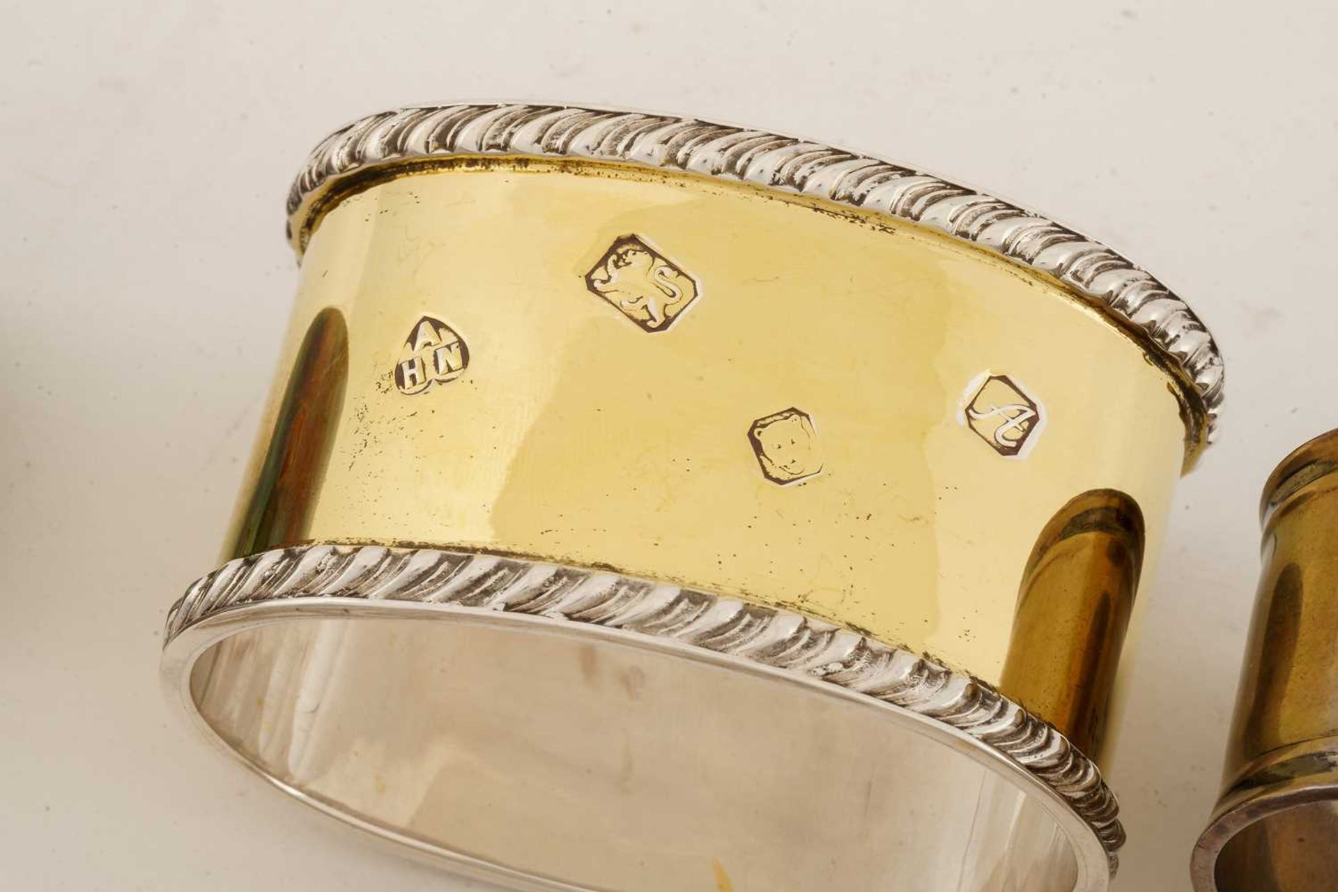 A collection of silver napkin rings London, of varying dates all by A Haviland-Nye, of various - Image 3 of 7