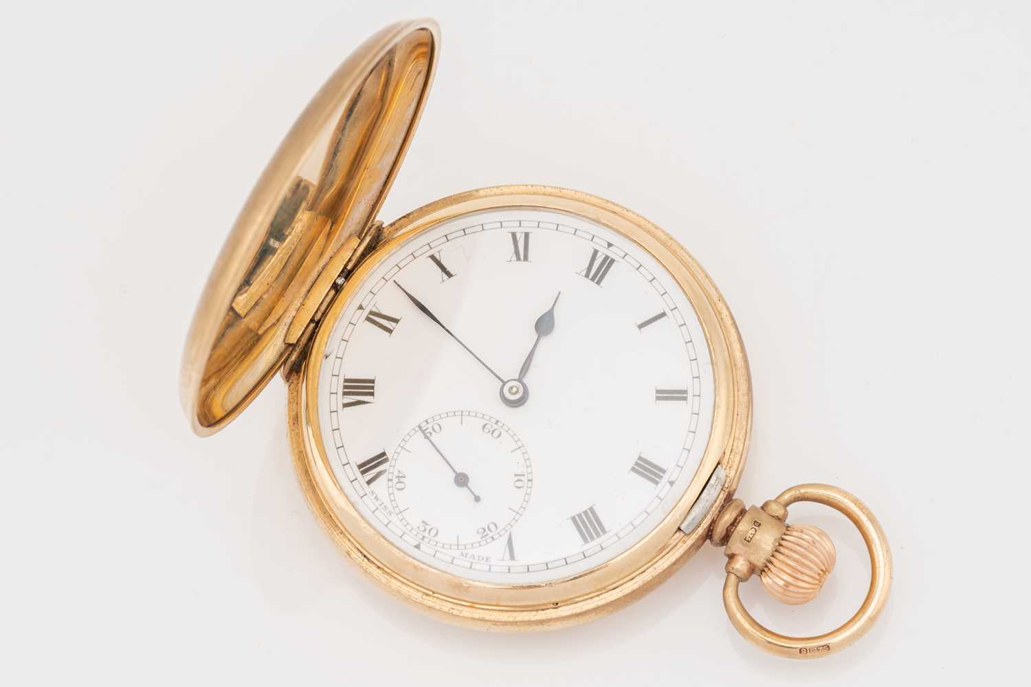 A 9ct gold Tempus full hunter pocket watch and a silver Fardingdon open-face pocket watch. The - Image 2 of 10