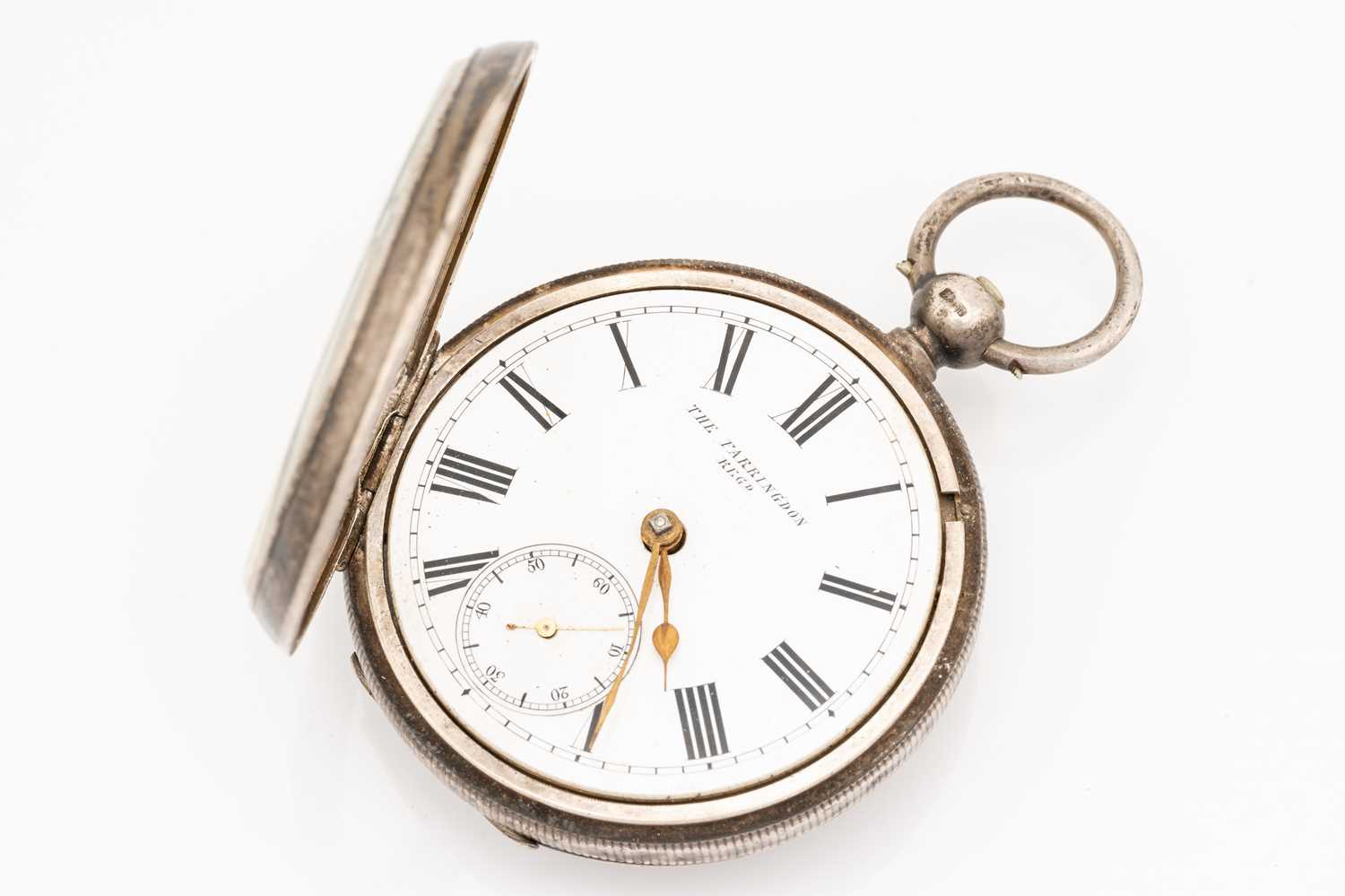 A 9ct gold Tempus full hunter pocket watch and a silver Fardingdon open-face pocket watch. The - Image 7 of 10