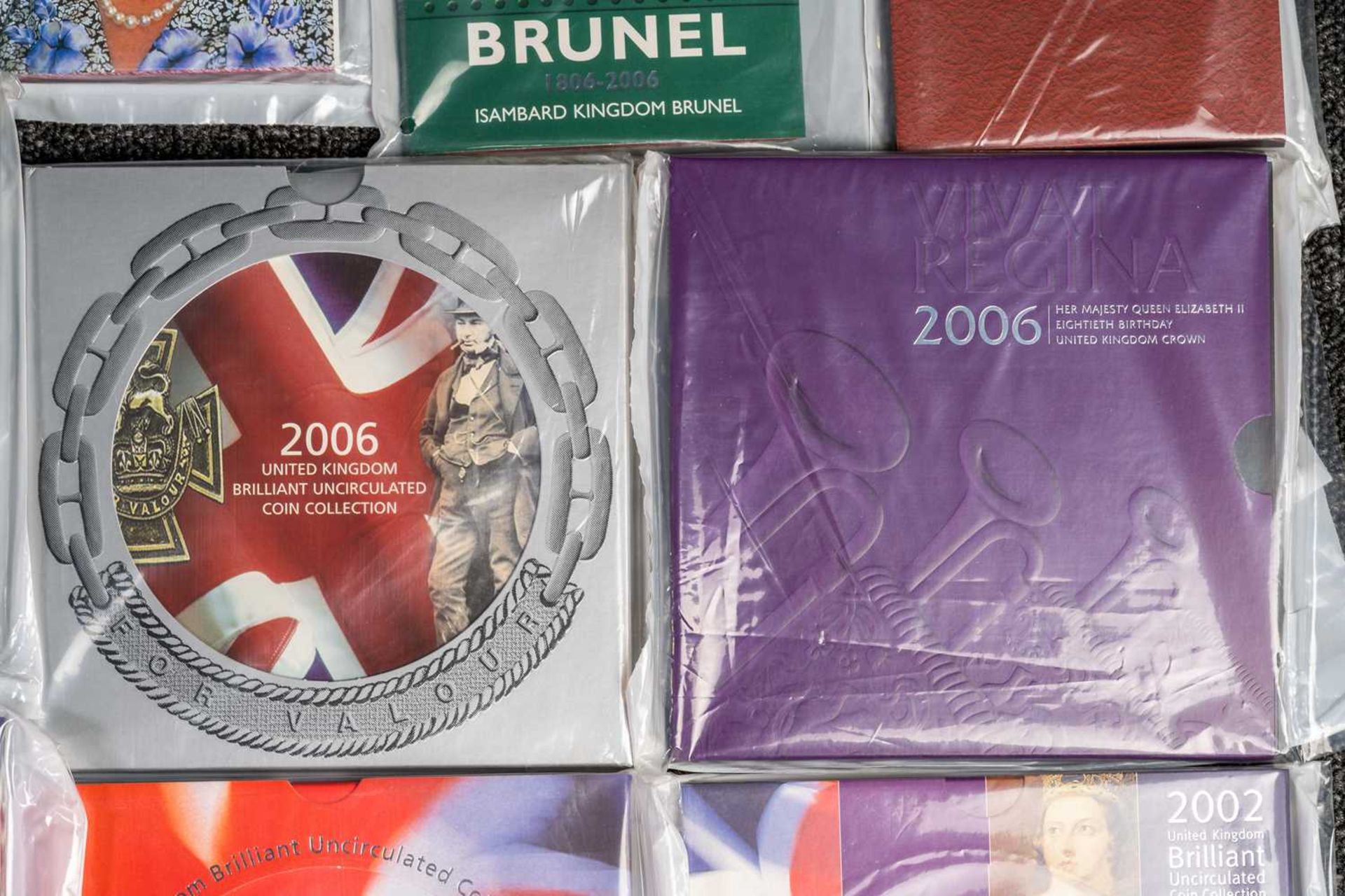 Twelve silver proof 50p sets, set twelve silver proof crowns, eleven annual coin sets and six - Image 13 of 13