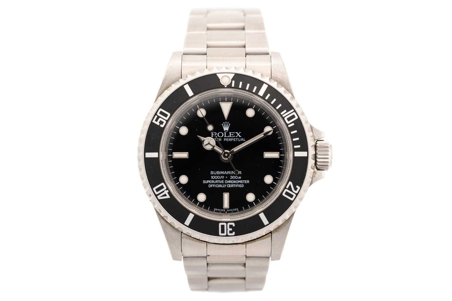 A Rolex Submariner ref. 14060M featuring an automatic Swiss-made movement in a steel case