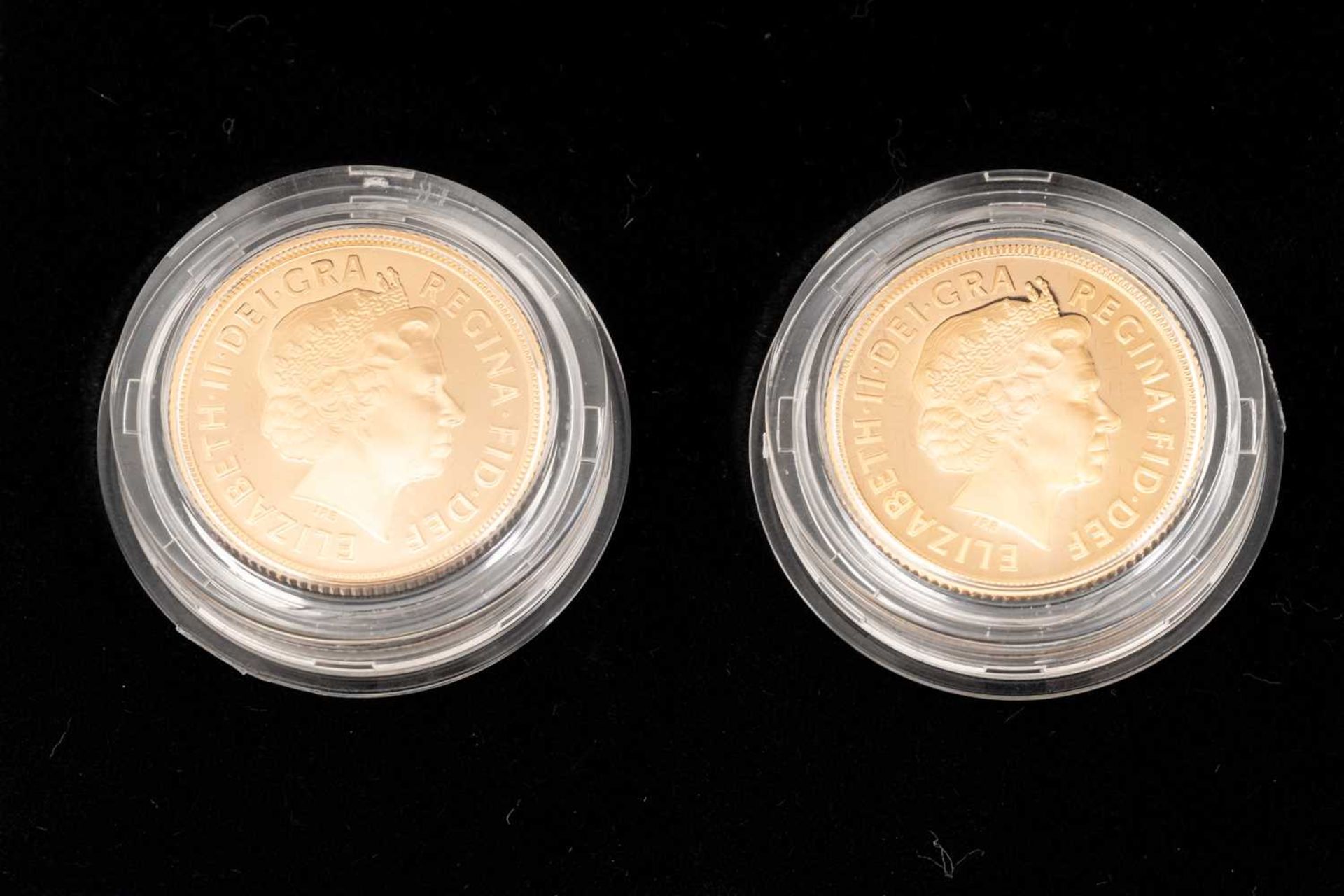 A 2002 United Kingdom gold proof two sovereign set; comprising two sovereigns dated 2002 and 2003. - Image 3 of 3