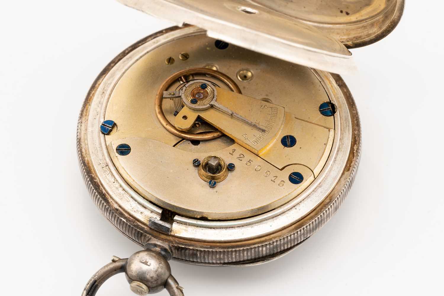 A 9ct gold Tempus full hunter pocket watch and a silver Fardingdon open-face pocket watch. The - Image 8 of 10