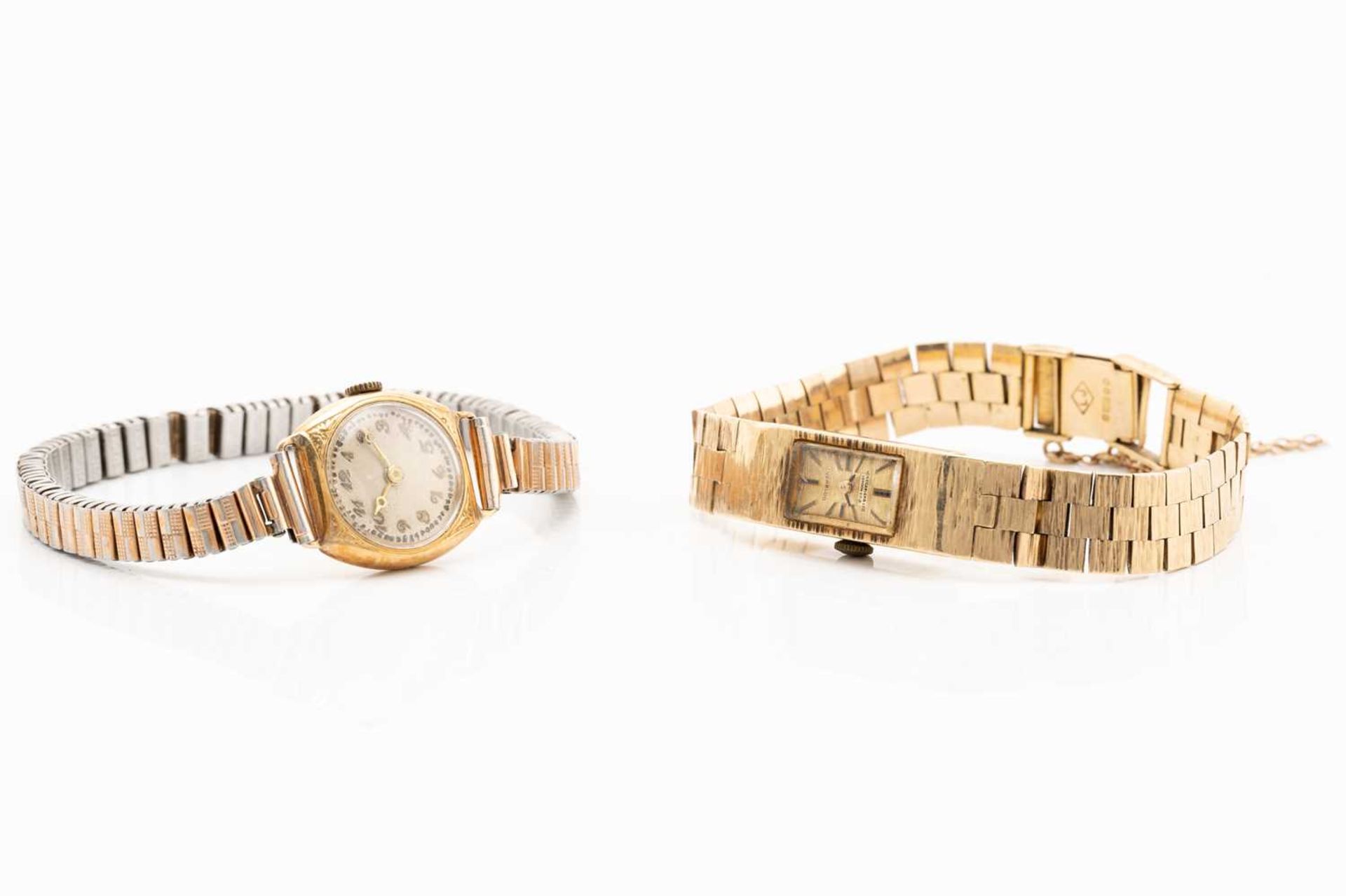 A collection of ladies watches including a 9ct gold Inegariens ladies watch, an 18ct gold ladies - Image 4 of 6