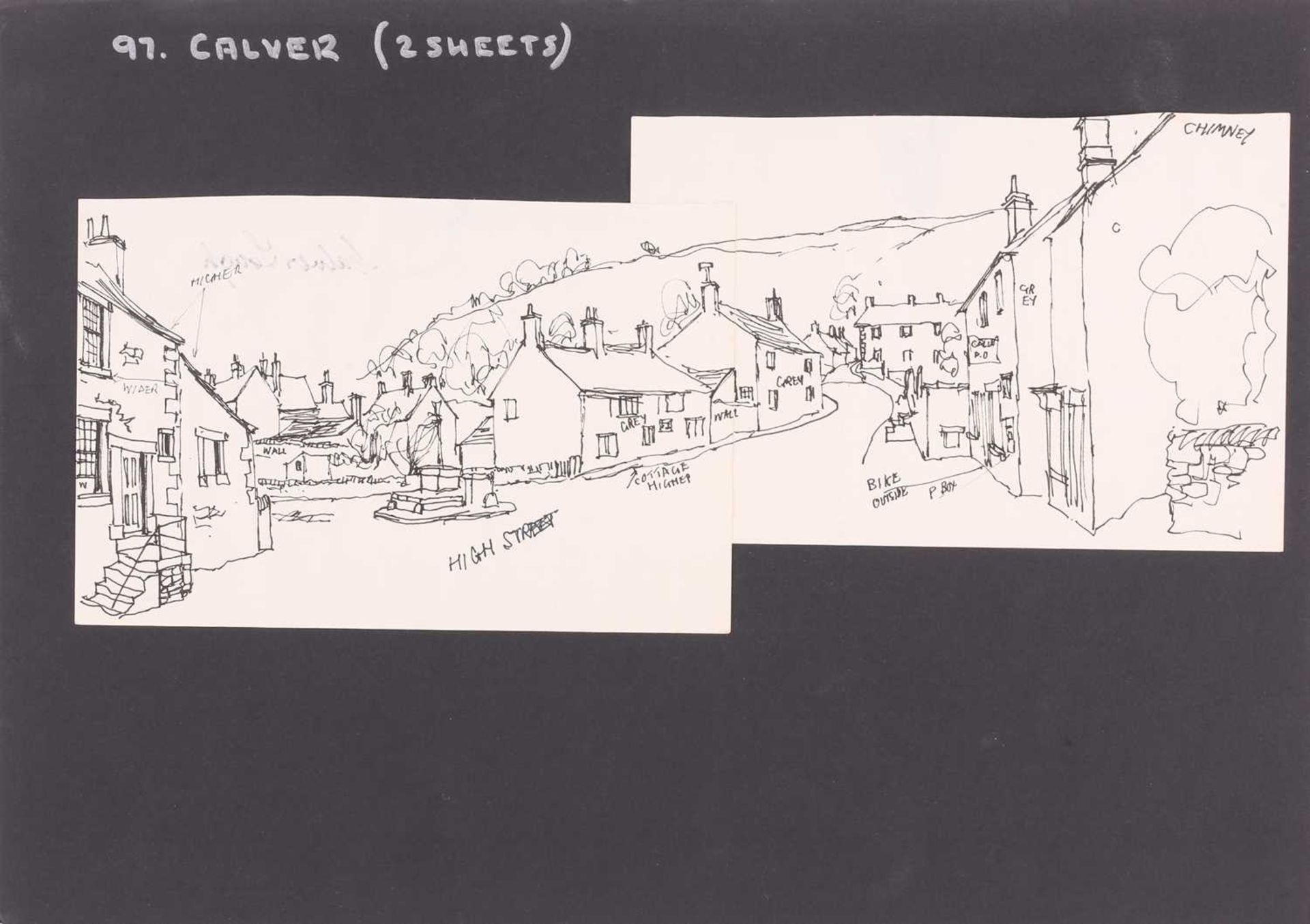 George Cunningham (1924 - 1996), panoramic views of Sheffield streets and the Peak District, - Image 31 of 41