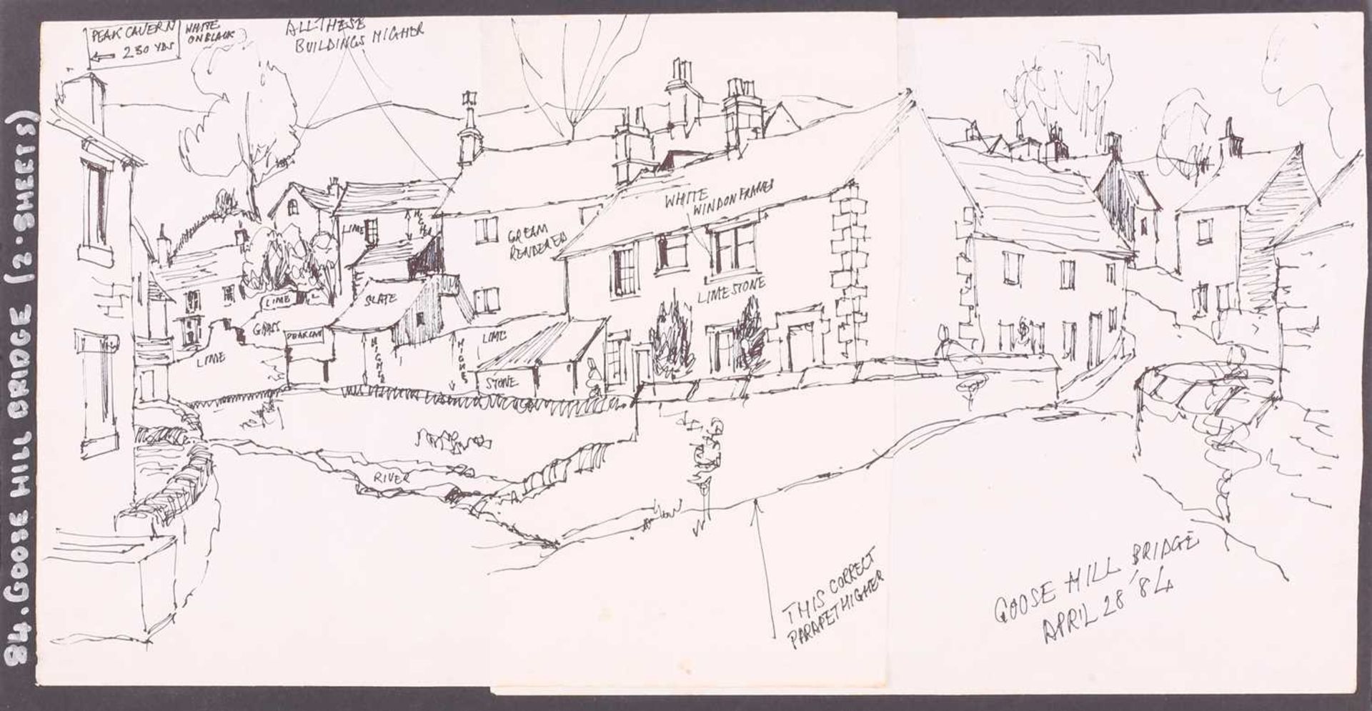George Cunningham (1924 - 1996), panoramic views of Sheffield streets and the Peak District, - Image 2 of 41