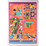 Sir Eduardo Paolozzi (1924 - 2005), Signs of Death and Decay in the Sky, signed and dated 1969,