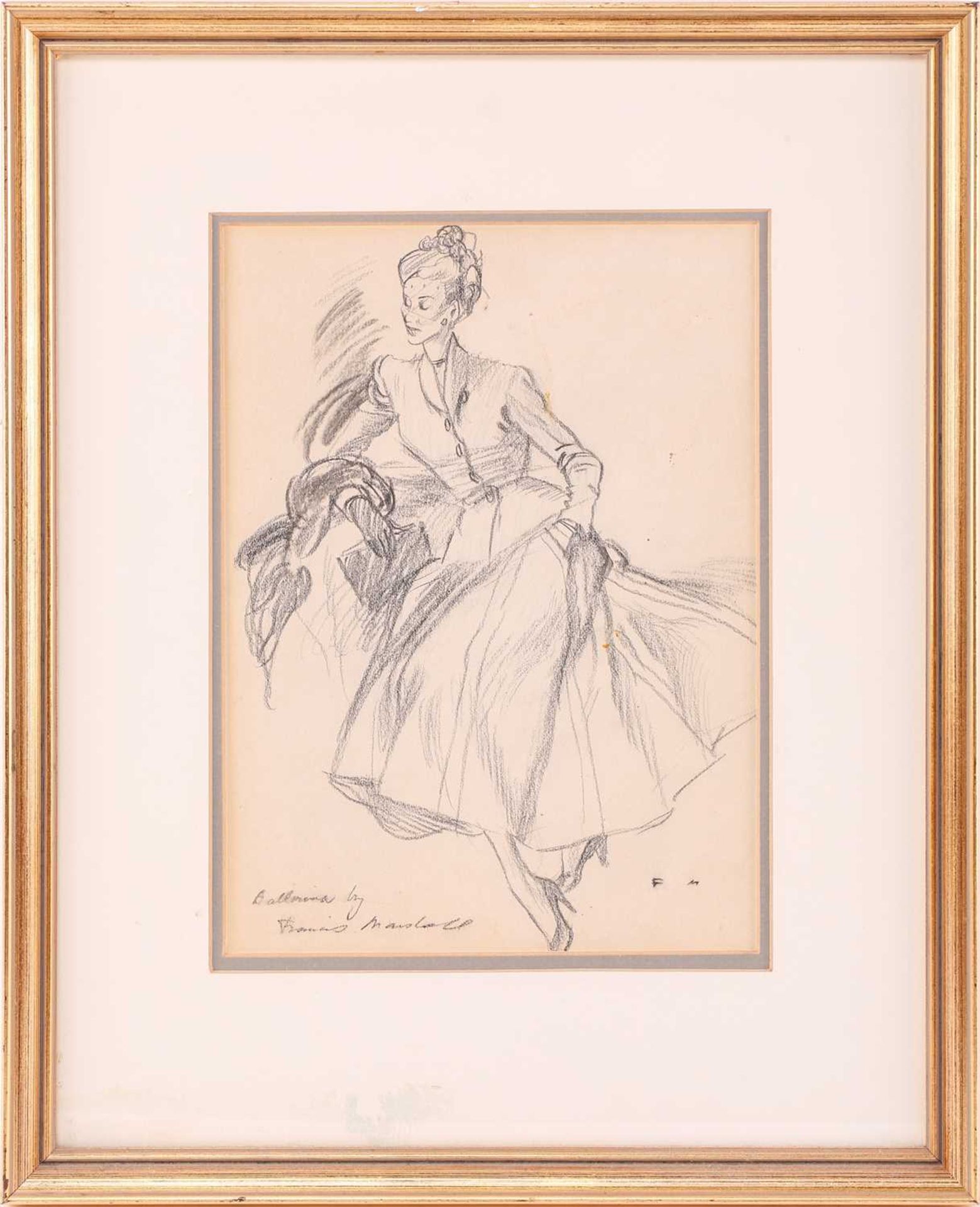 Francis Marshall (1901 - 1980) Ballerina, signed, initialled and titled in pencil, 27.5cm x 20cm; - Image 2 of 12