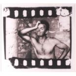 Brian Aris (contemporary), Sting, a black and white photographic print, 35 cm x 39 cm in a mount (