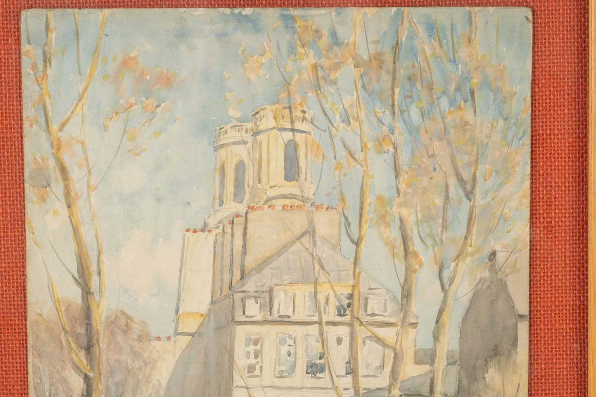 Ernest Procter (1886-1935), Eglisé St. Sulpice, Paris, signed, watercolour on board, 37 x 27 cm, and - Bild 4 aus 10