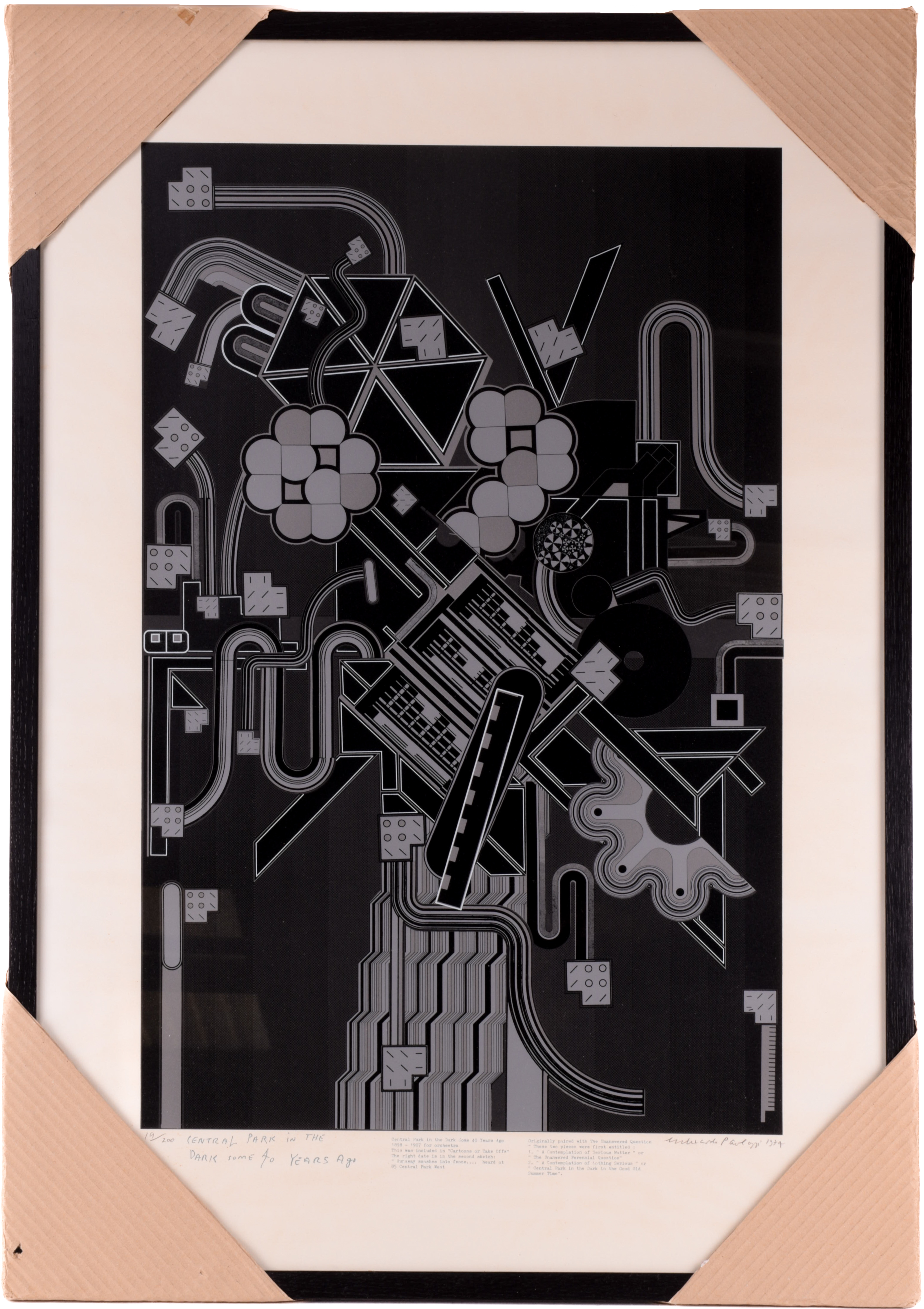 Sir Eduardo Paolozzi (1924 - 2005), Central Park in the Dark Some 40 Years Ago (from the Calcium - Image 15 of 25