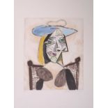 After Pablo Picasso (1881 - 1973) 'Femme au Fauteuil Canne', Picasso Estate Collection limited