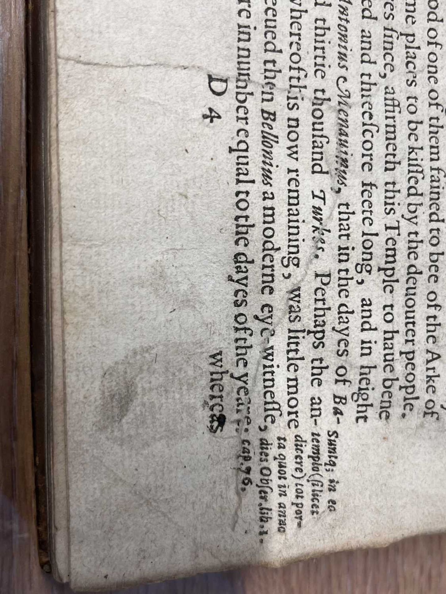 Sandys, George; A Relation Of A Journey Begun An Dom 1610, printed London for Ro. Alott 1632, with - Image 29 of 31