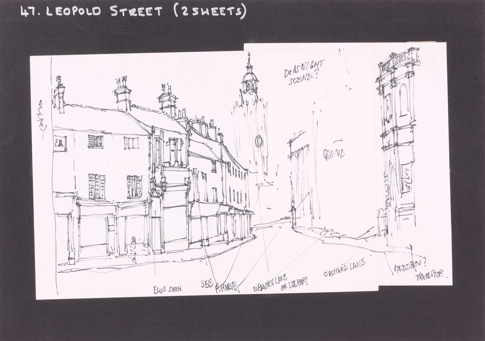 George Cunningham (1924 - 1996), panoramic views of Sheffield streets and the Peak District, - Image 24 of 41