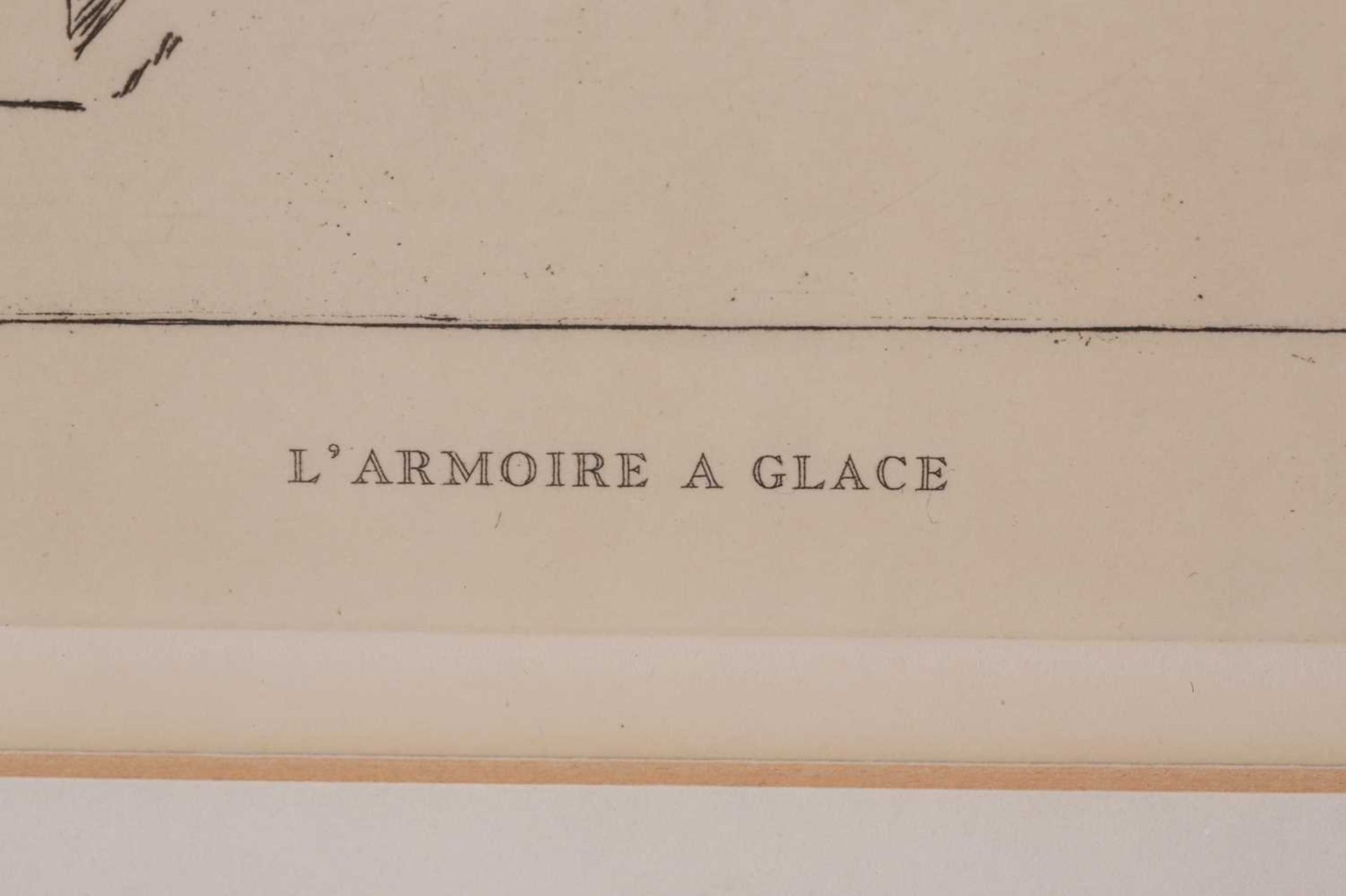 Walter Richard Sickert (1860 - 1942), 'L'Armoire A Glace', etching, initialled and dated SL 1922 and - Bild 6 aus 9