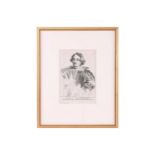 After Sir Anthony Van Dyck (1599 - 1641), ' Justus Suttermans', etching, plate 25cm x 16.5cm