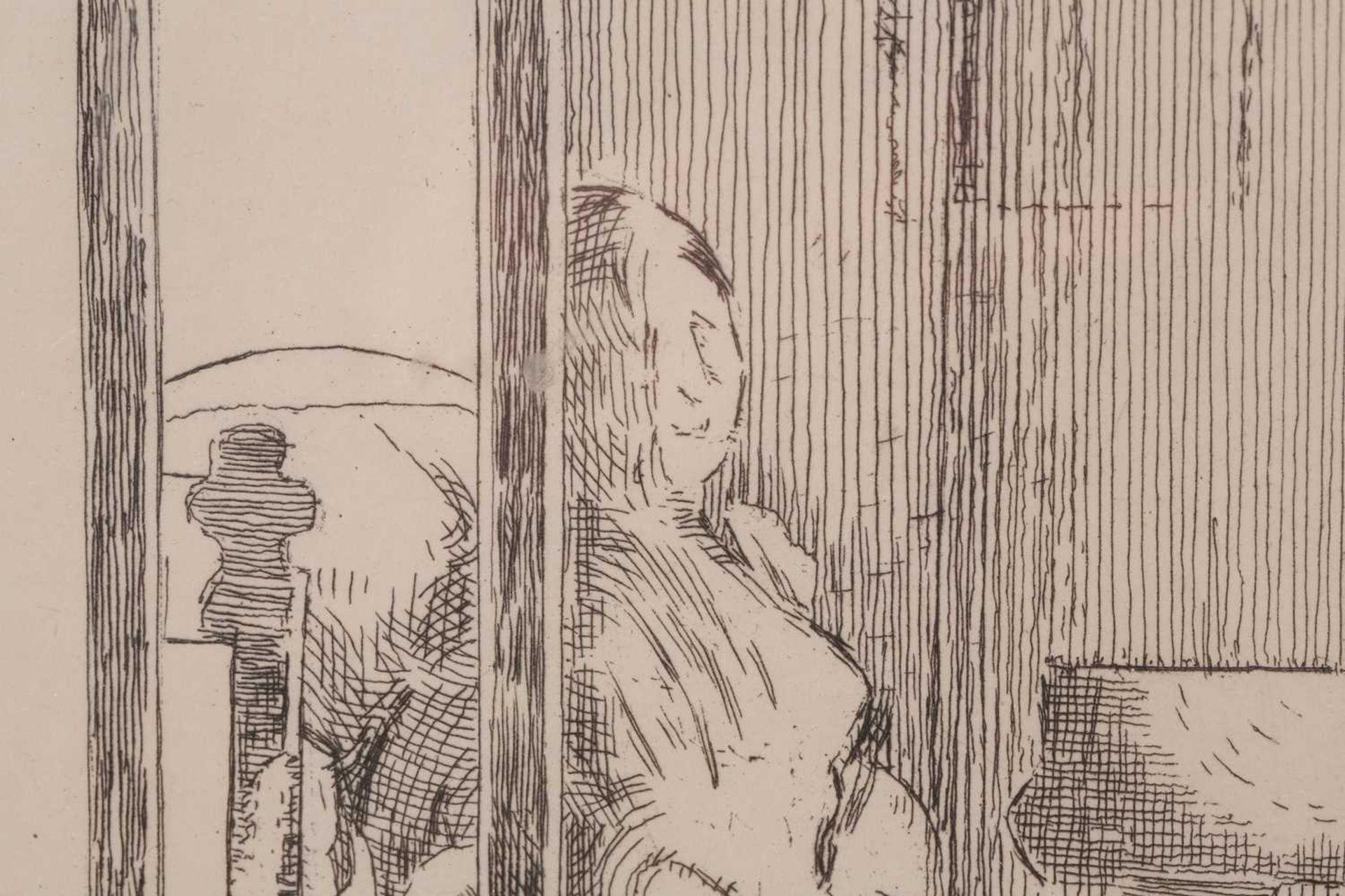 Walter Richard Sickert (1860 - 1942), 'L'Armoire A Glace', etching, initialled and dated SL 1922 and - Bild 4 aus 9