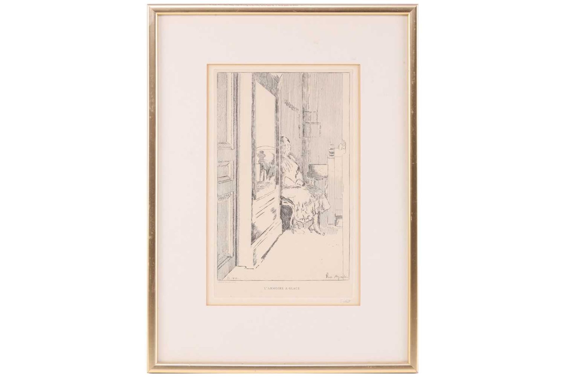 Walter Richard Sickert (1860 - 1942), 'L'Armoire A Glace', etching, initialled and dated SL 1922 and