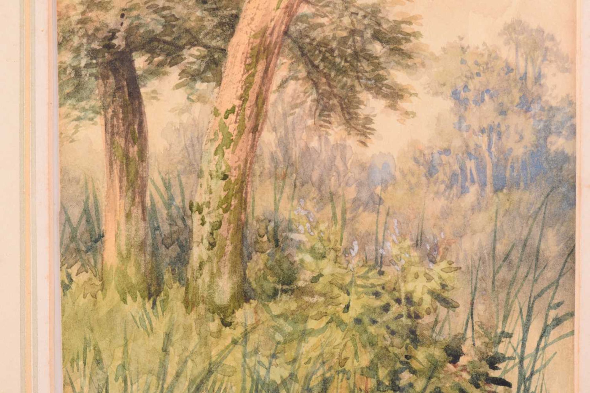 Charles Harmony Harrison (1842-1902) British, a pair of watercolours depciting the banks of a river, - Image 7 of 18