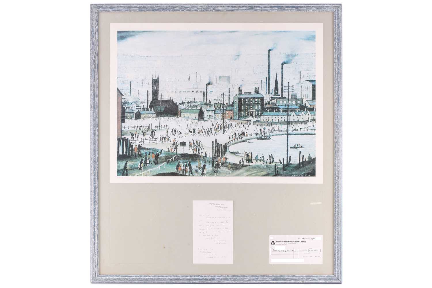 Laurence Stephen Lowry RA (1887-1976) British, 'An Industrial Town', limited edition print signed in
