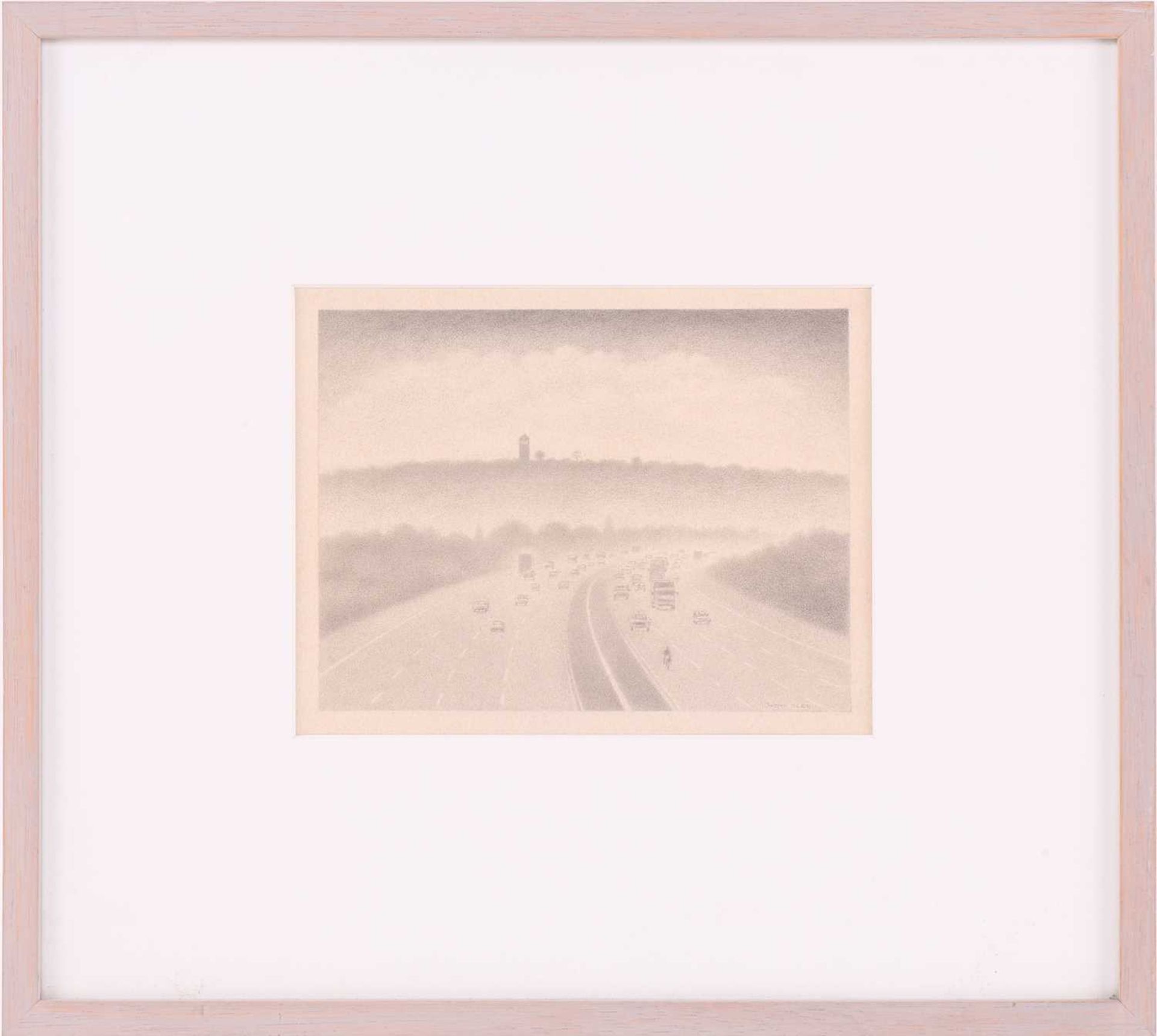 David Cheepen (b.1946) British, 'Spitfire over Stanmore' signed and dated 30/10/2002, pencil on - Image 2 of 12
