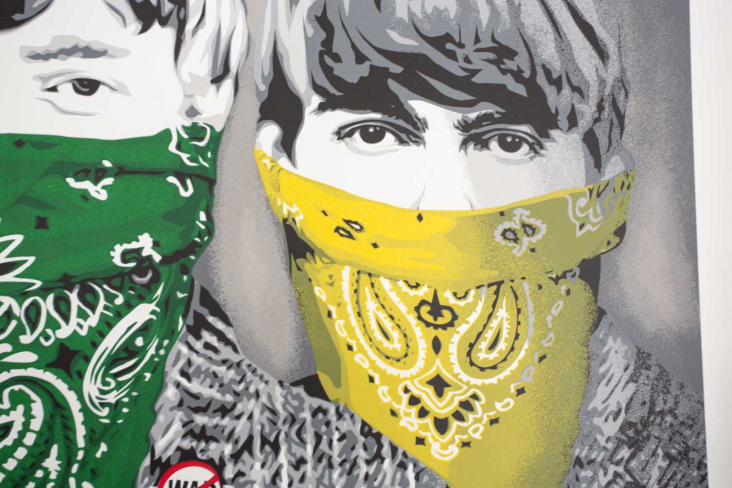 Mr Brainwash [Thierry Guetta] (b.1966) French, 'Beatles Bandidos (Grey)', 2012, limited edition - Image 11 of 12