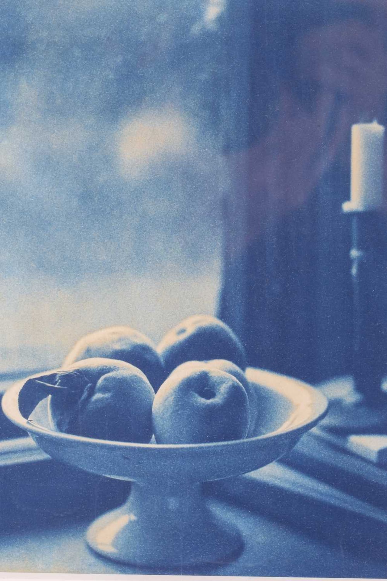 John Dugdale (b.1960) American, 'Four Peaches, Stone Ridge, NY, 1996', cyanotype, signed, dated - Image 2 of 9