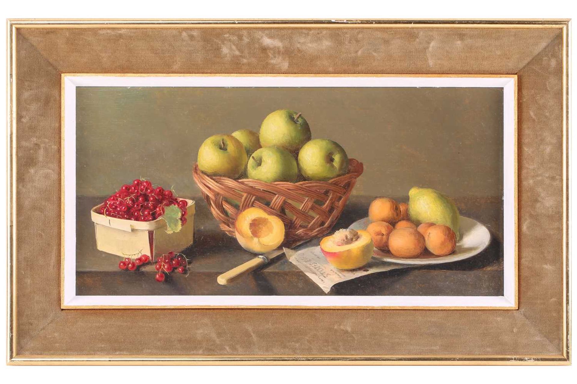 Gerald Norden (1912-2000) British, A still life of fruit, oil on board, signed and dated '66 lower