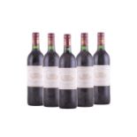 Five bottles of Chateau Margaux Premier Grand Cru Classe, 1986, 75cl Qty: 5Private collector in