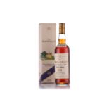 A bottle of Macallan Single Highland Malt Scotch Whisky, 18 years old, distilled in 1979, bottled