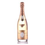A bottle of Louis Roederer Cristal Rosé 2009 Champagne, 750ml, 12% Vol.Private collectionVery good -