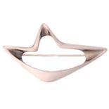 Georg Jensen - a freeform brooch, fitted with pin stem and roll-over safety catch, designed by