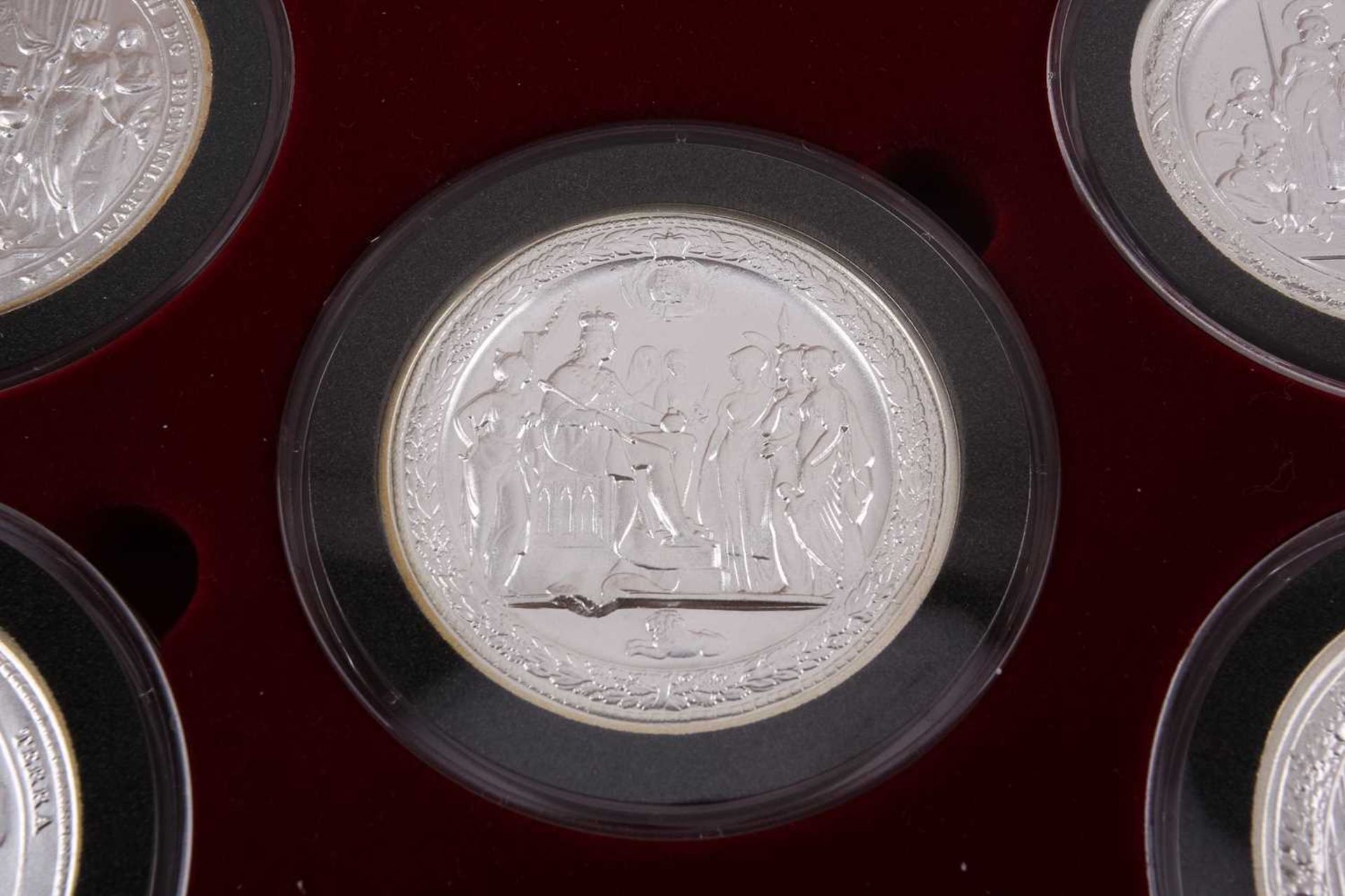 Royal Mint - Great Seals of the Realm 19th century, five silver encapsulated coins, no 0416, issue - Image 5 of 14