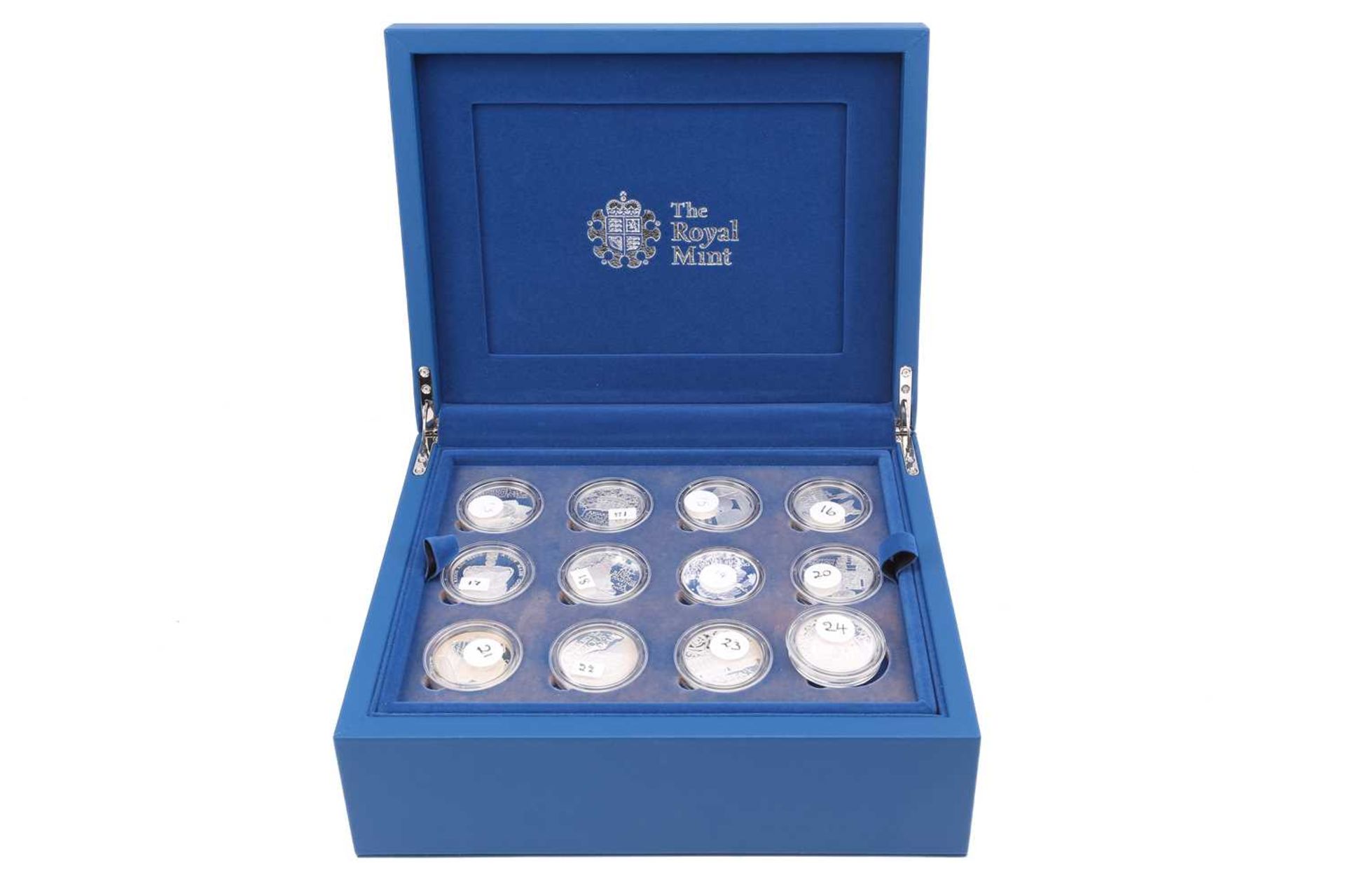 Royal Mint - The Queens 2012 Diamond Jubilee collection, twenty four silver encapsulated coins, in - Image 5 of 7