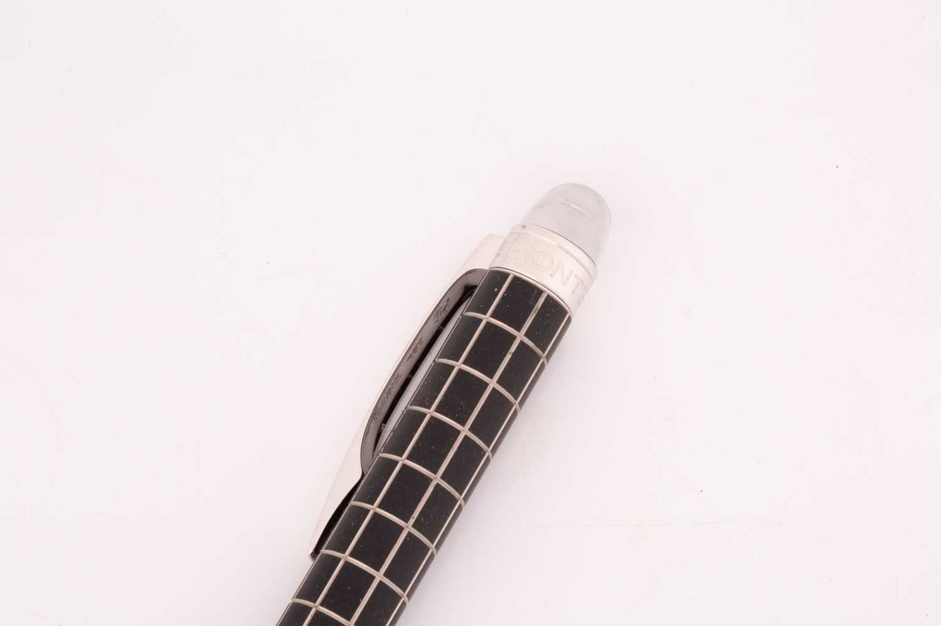 Montblanc StarWalker ballpoint pen, the twist-action rubber and white tone barrel with floating - Image 5 of 5