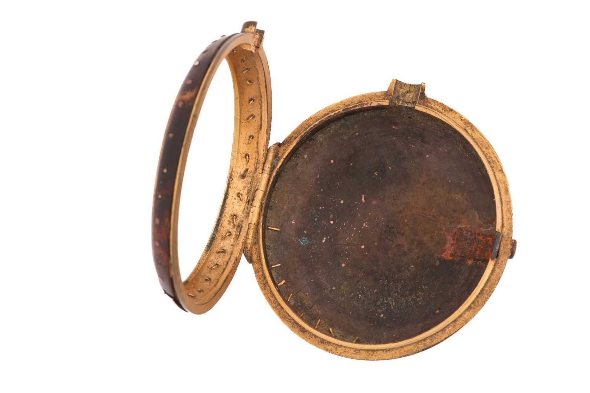 Lawrence of Ipswich; a pair cased fob key wind fusee fob watch with verge escapement, the second - Image 7 of 16