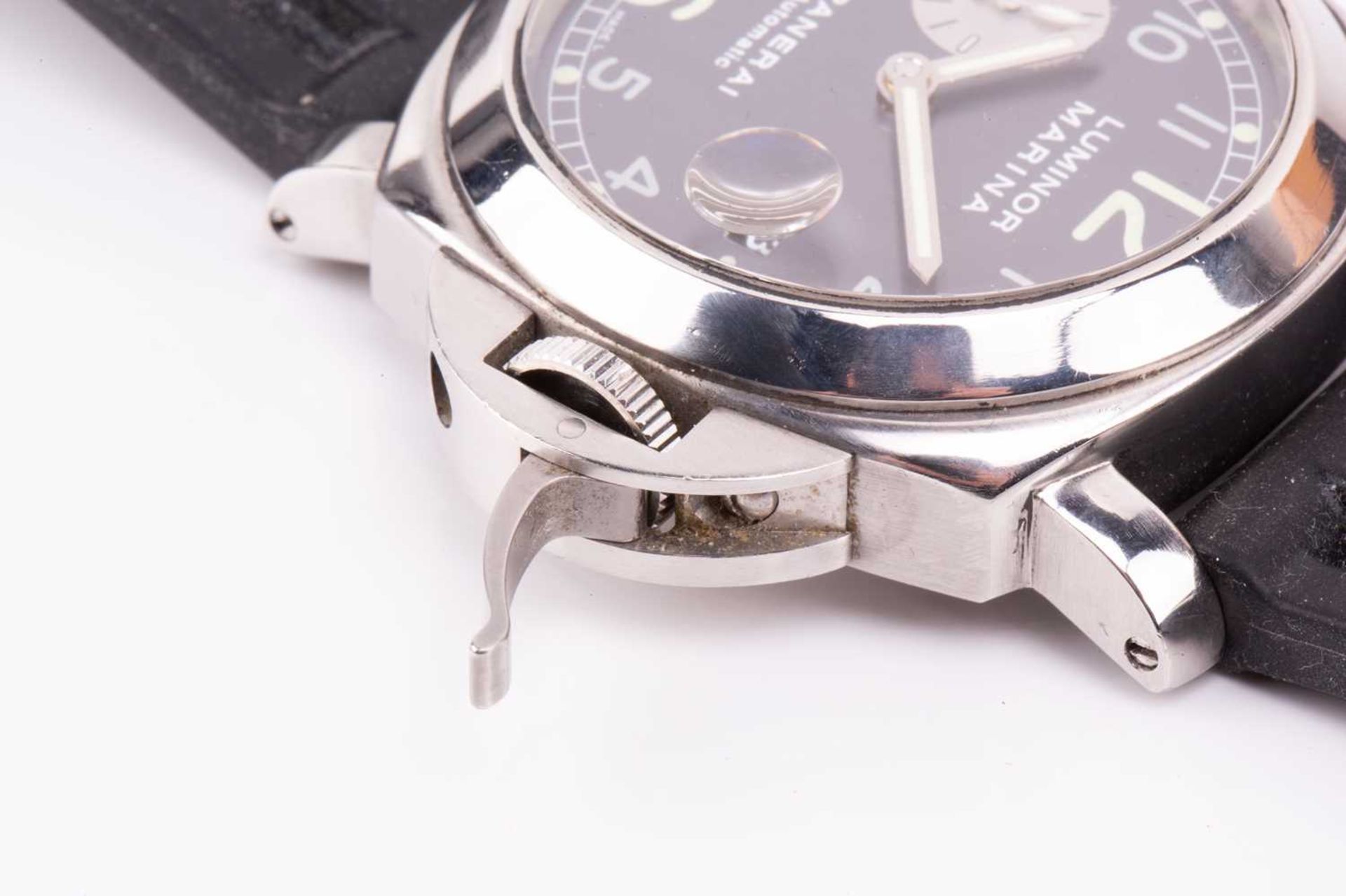 A Panerai Luminor Marina automatic PAM0086, featuring a Swiss-made automatic movement in a steel - Image 8 of 18