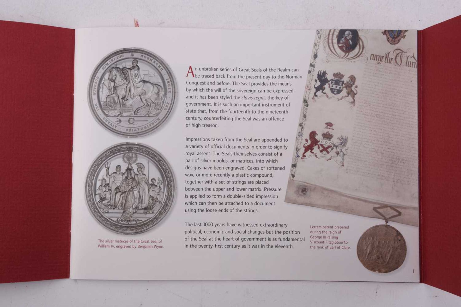 Royal Mint - Great Seals of the Realm 19th century, five silver encapsulated coins, no 0416, issue - Image 14 of 14