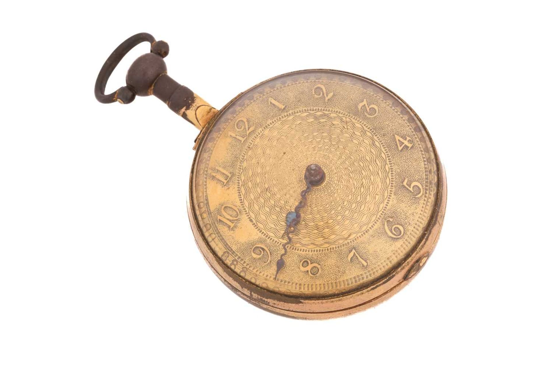 Lawrence of Ipswich; a pair cased fob key wind fusee fob watch with verge escapement, the second - Image 5 of 16
