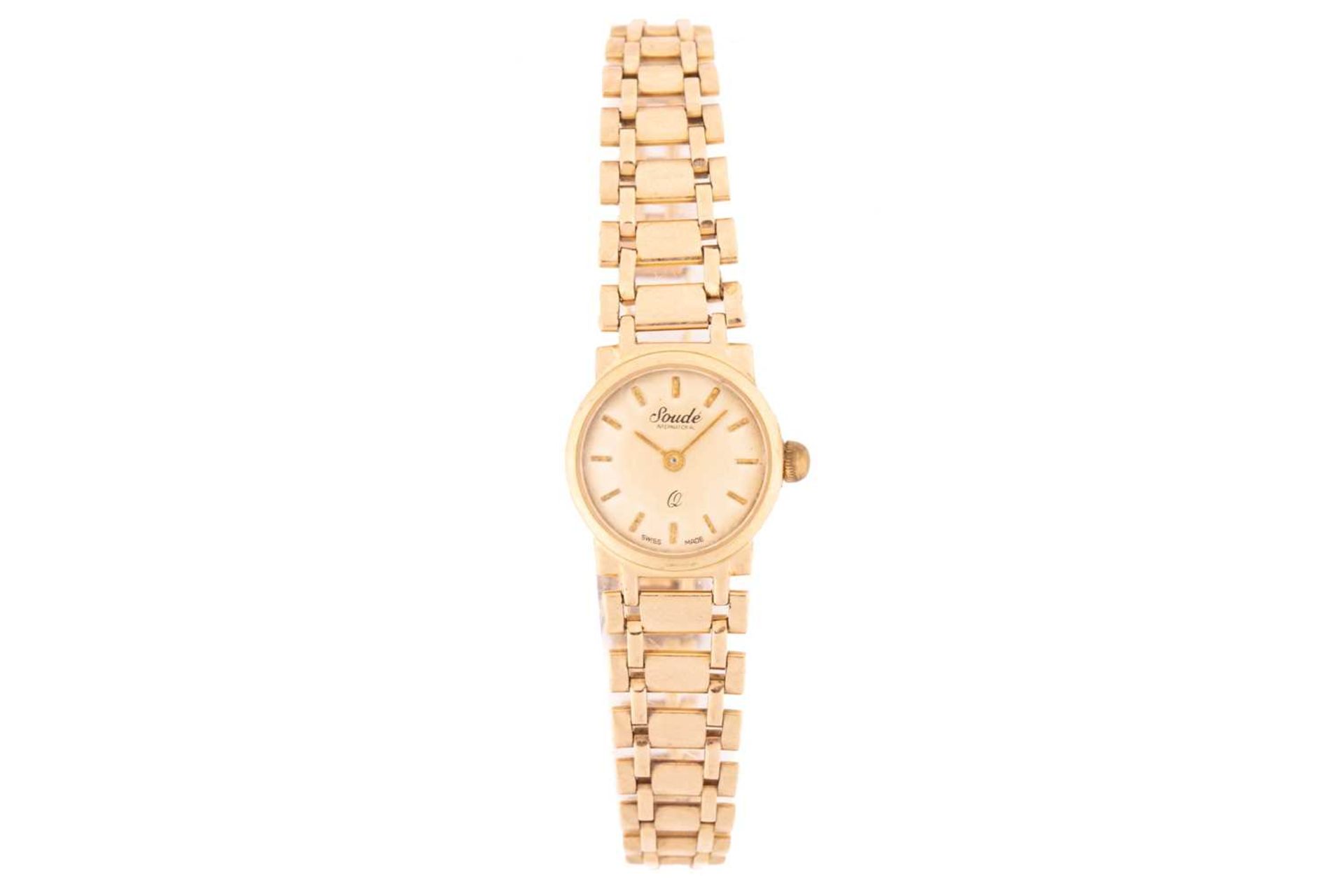 A Soude 9ct yellow gold ladies dress watch