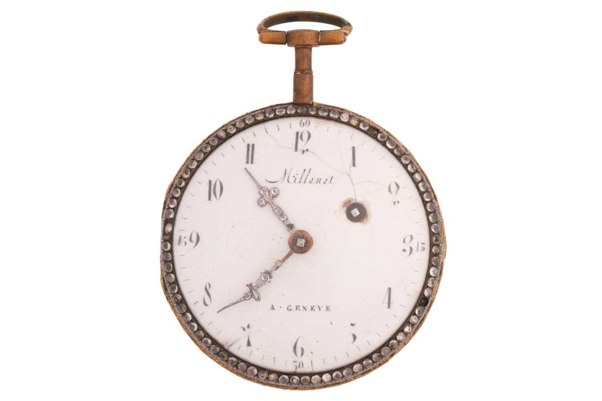 A George III silver pair cased key wind fusee pocket watch, the case bearing a hallmark for London - Image 3 of 30
