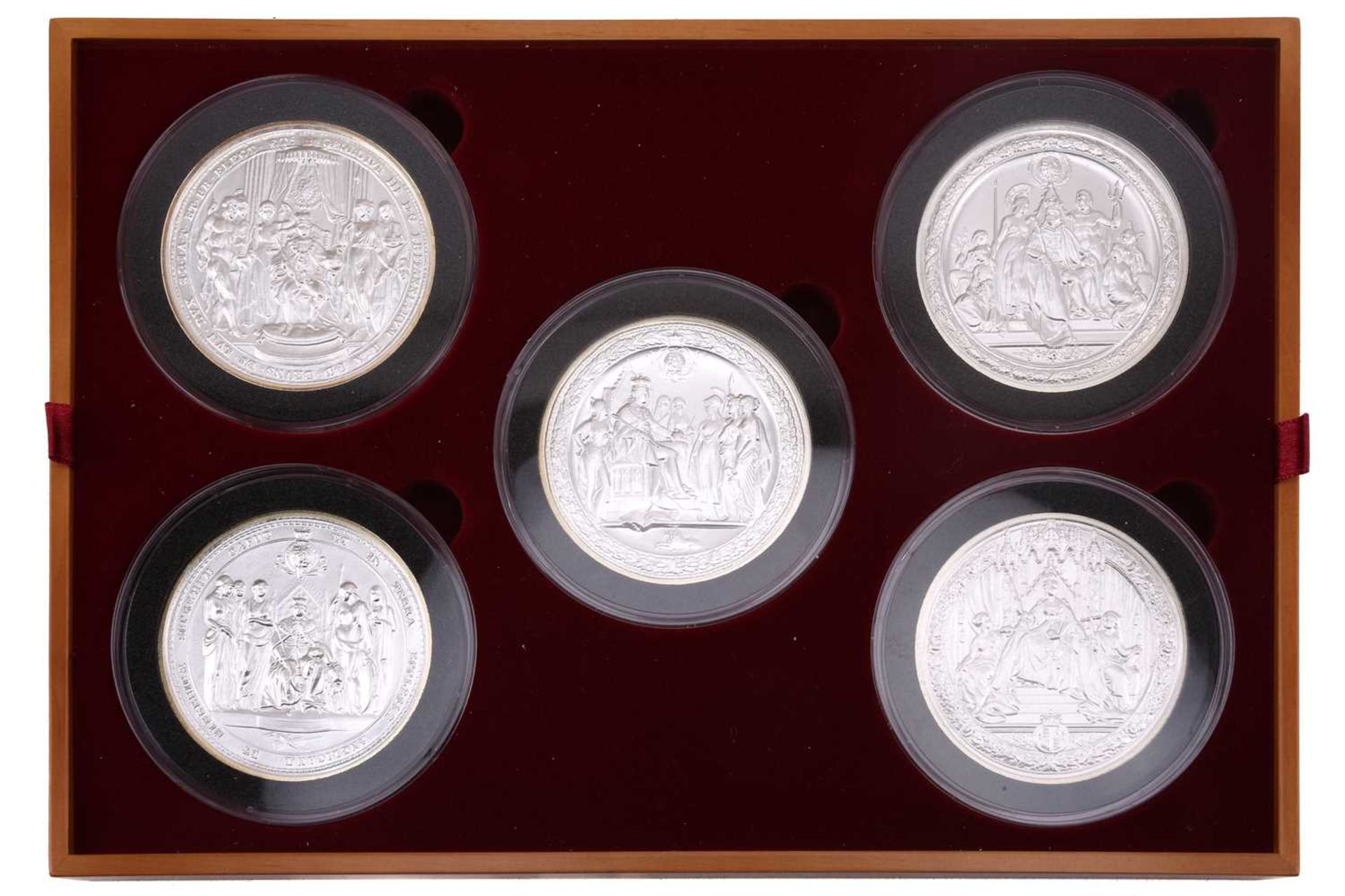 Royal Mint - Great Seals of the Realm 19th century, five silver encapsulated coins, no 0416, issue - Image 4 of 14