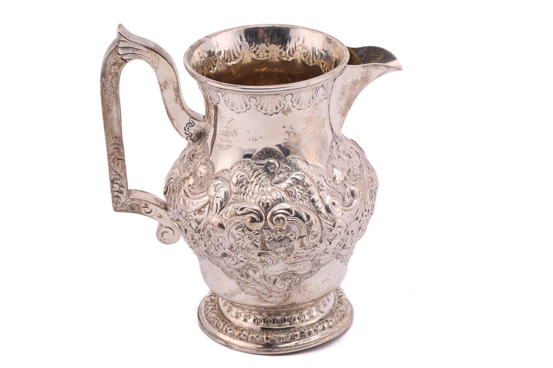 A good quality silver four-piece tea set, Birmingham 1886, comprising a teapot and coffee pot both - Image 9 of 24
