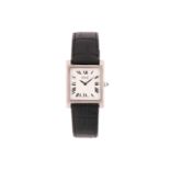 A Piaget 18ct white gold Lady's wristwatch, with a mechanical movement, 22mm, the square white