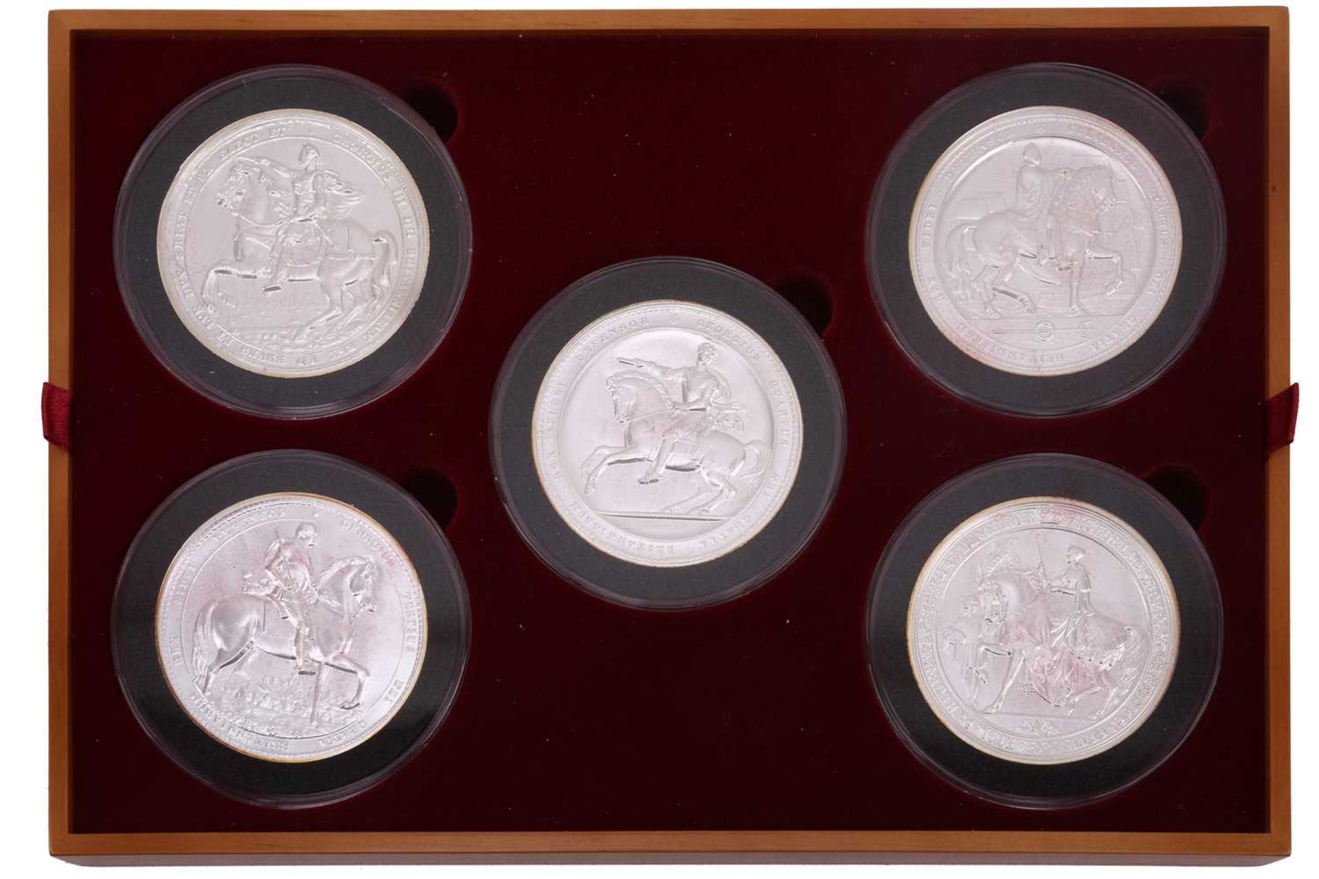 Royal Mint - Great Seals of the Realm 19th century, five silver encapsulated coins, no 0416, issue - Image 3 of 14