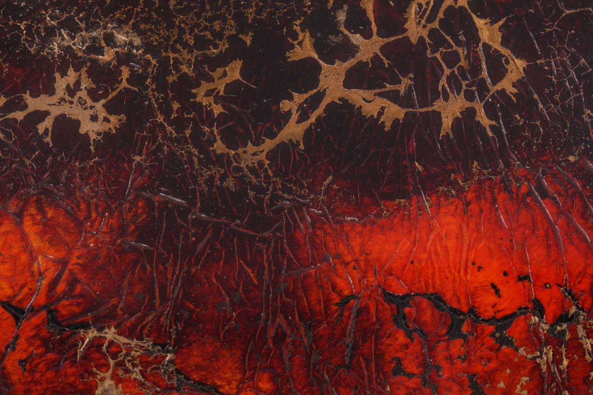 Kerry Darlington (b.1974), trees in an autumnal landscape, mixed media and resin on board, signed to - Image 7 of 10