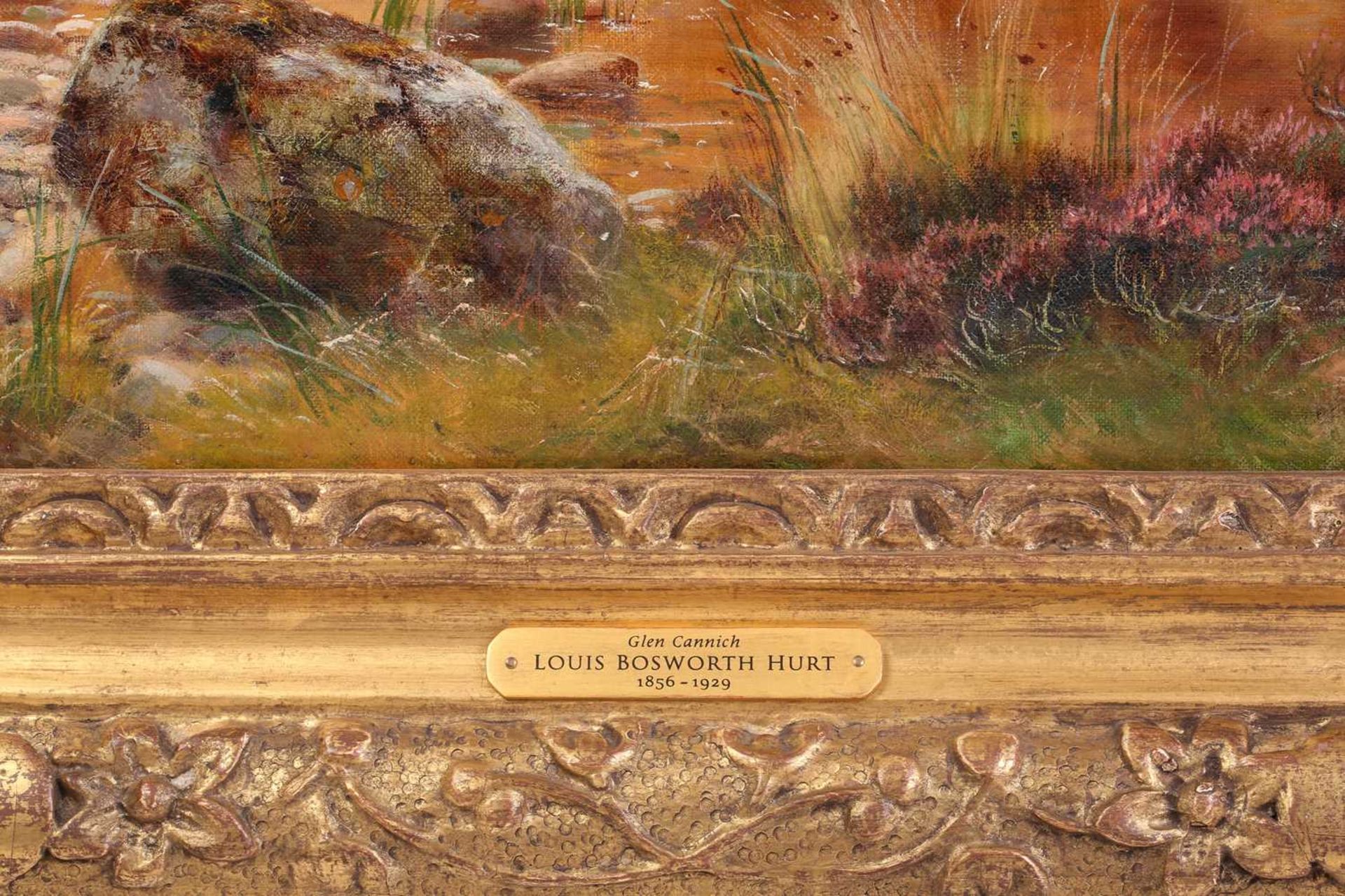 Louis Bosworth Hurt (1856 - 1929) Glen Cannich, Invernesshire, signed and dated 1897, large oil on - Image 19 of 44