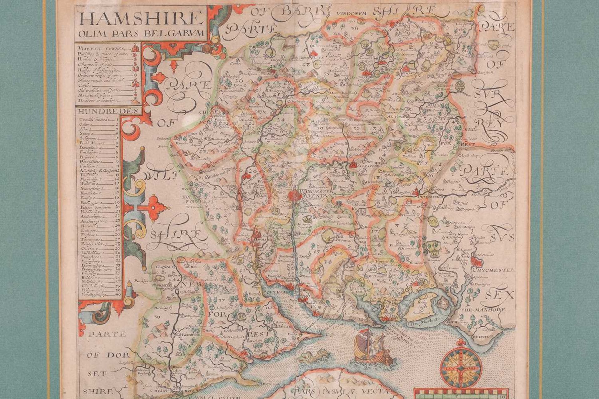 After John Speed (1552-1629), a map of the Turkish Empire, dated 1626, published by George Humble at - Image 3 of 10