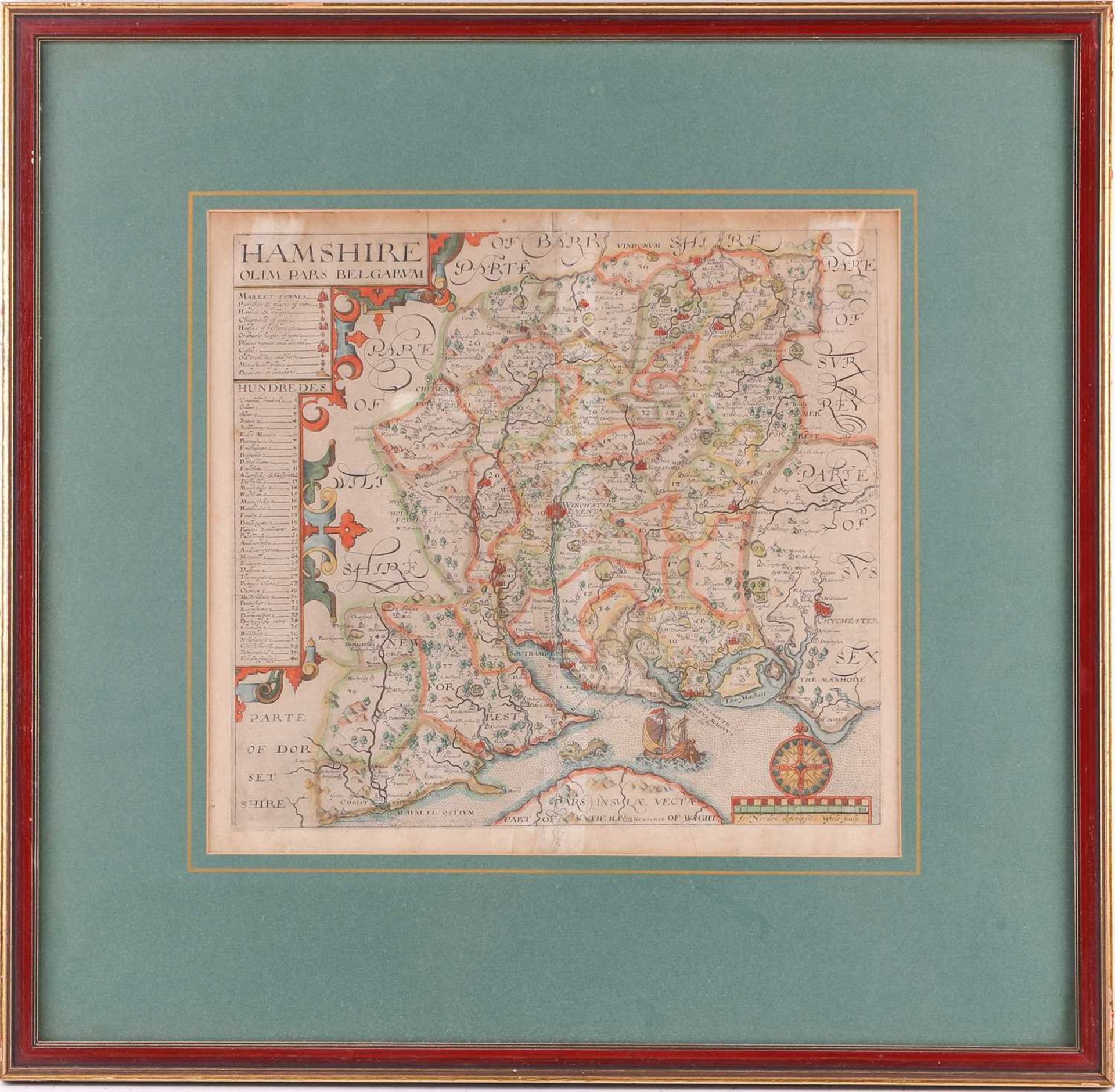 After John Speed (1552-1629), a map of the Turkish Empire, dated 1626, published by George Humble at - Image 2 of 10